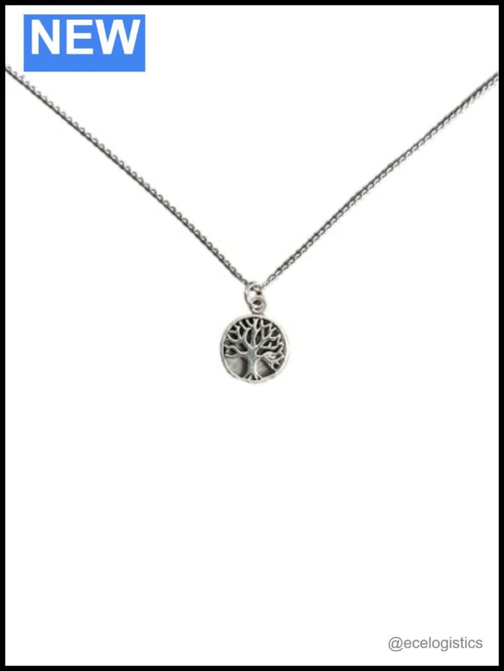 Sterling Silver Tree of Life Pendant Necklace 18"